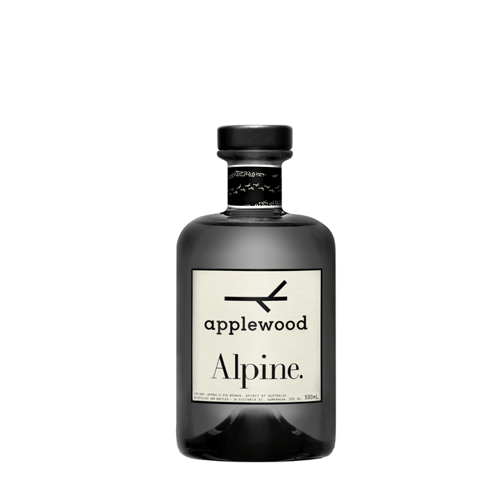 Applewood Distillery Alpine Gin bottle front view