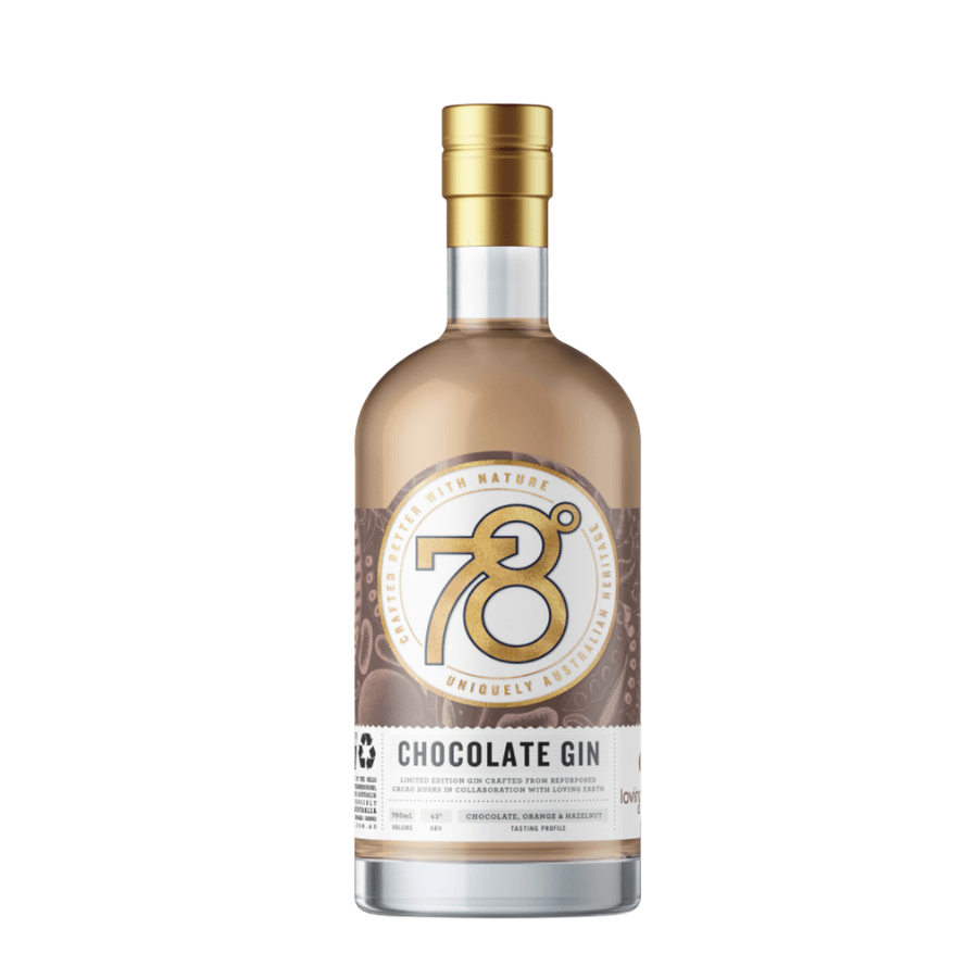 78 Degrees Chocolate Gin bottle only