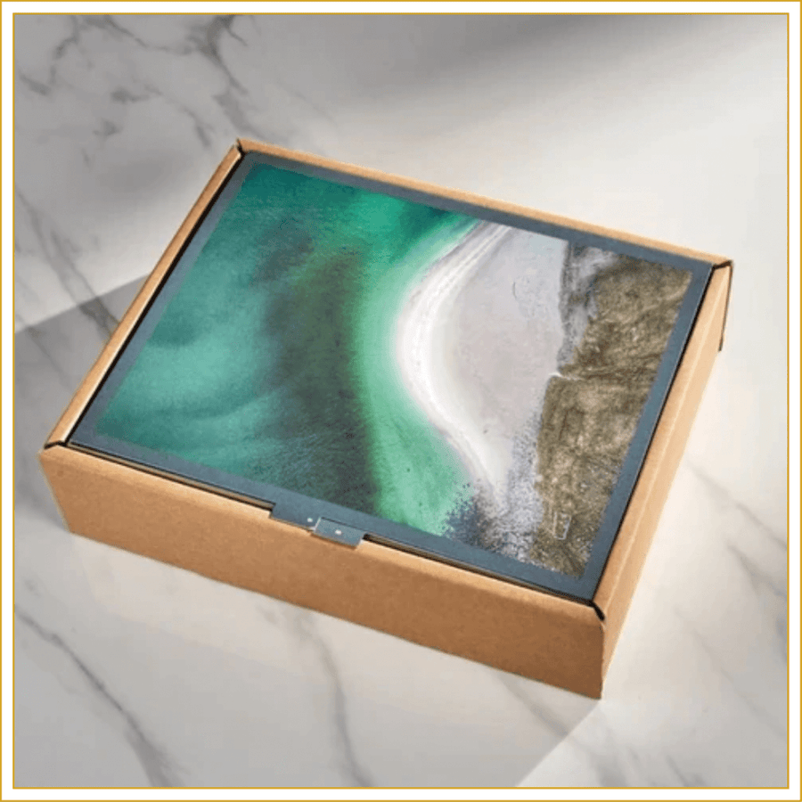 Isle of Harris Gin Copa Gift Set front box aerial view