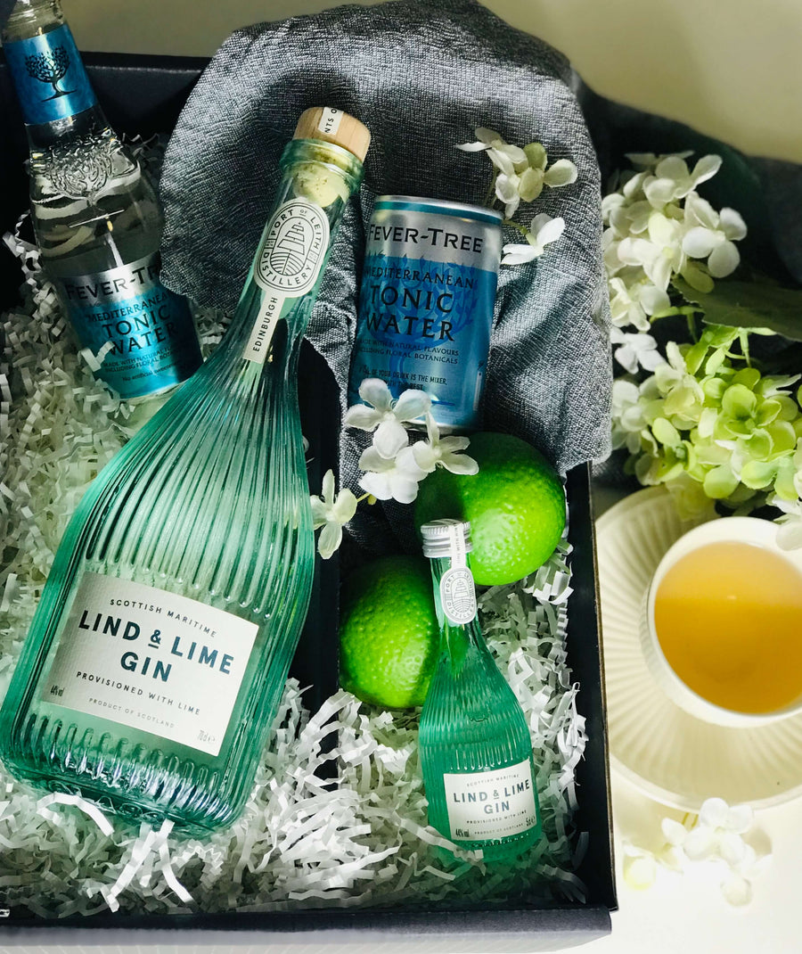 Lind & Lime gin and tonics in box